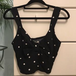 NWT Aeropostale XS Dotted Crop Top